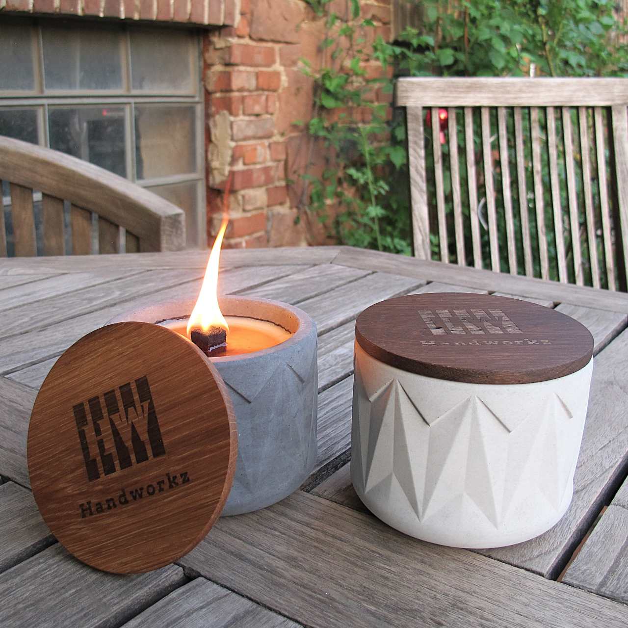 Fuoco | Wachsfresser Ø=10cm aus Beton