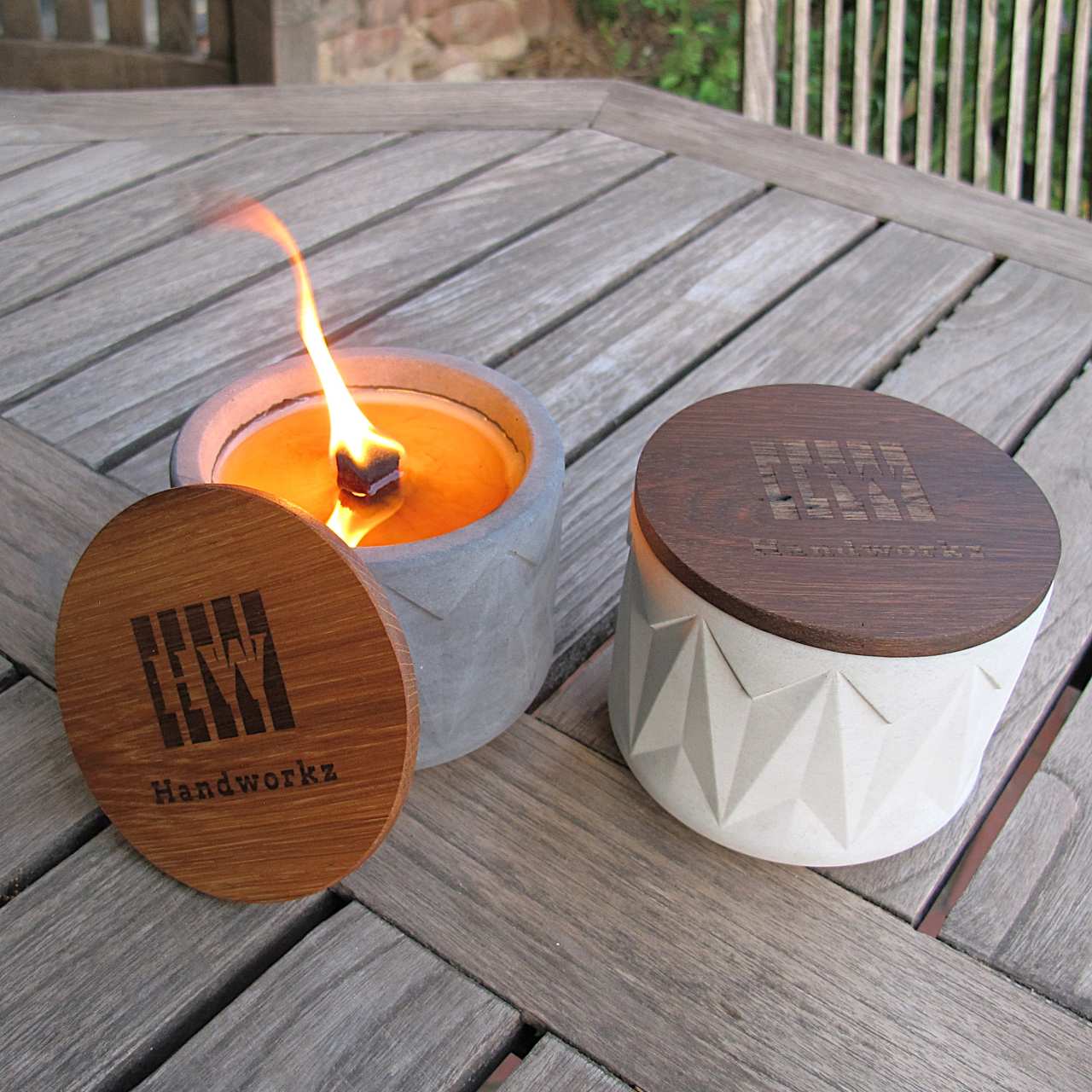 Fuoco | Wachsfresser Ø=10cm aus Beton