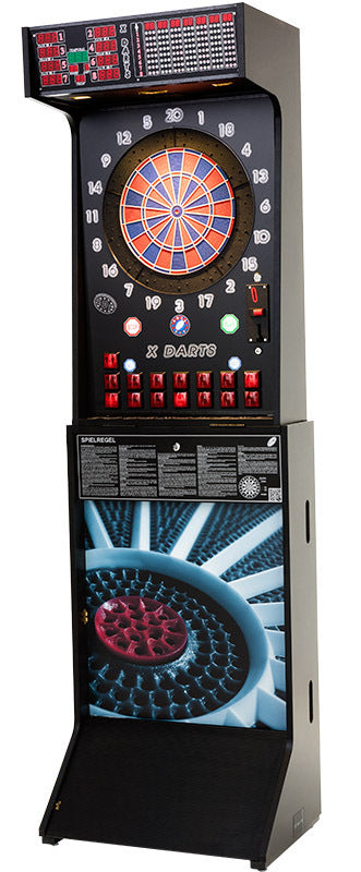 X Darts Dartautomat Standgerät Mit Über 300 Spielen Und Bis Zu 8 Spielern LED-Technologie