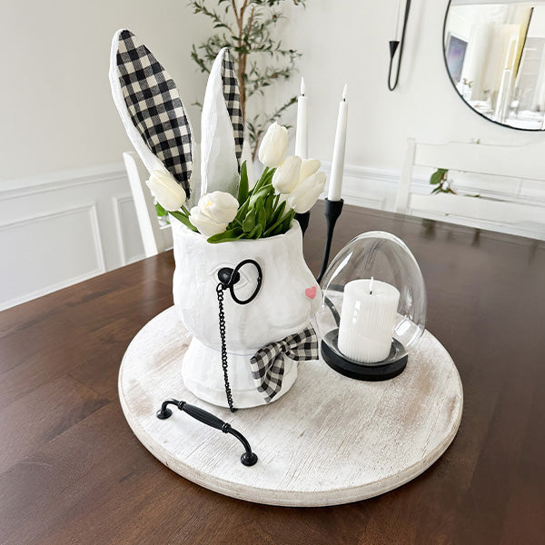 Monocle Bunny Decor Planter