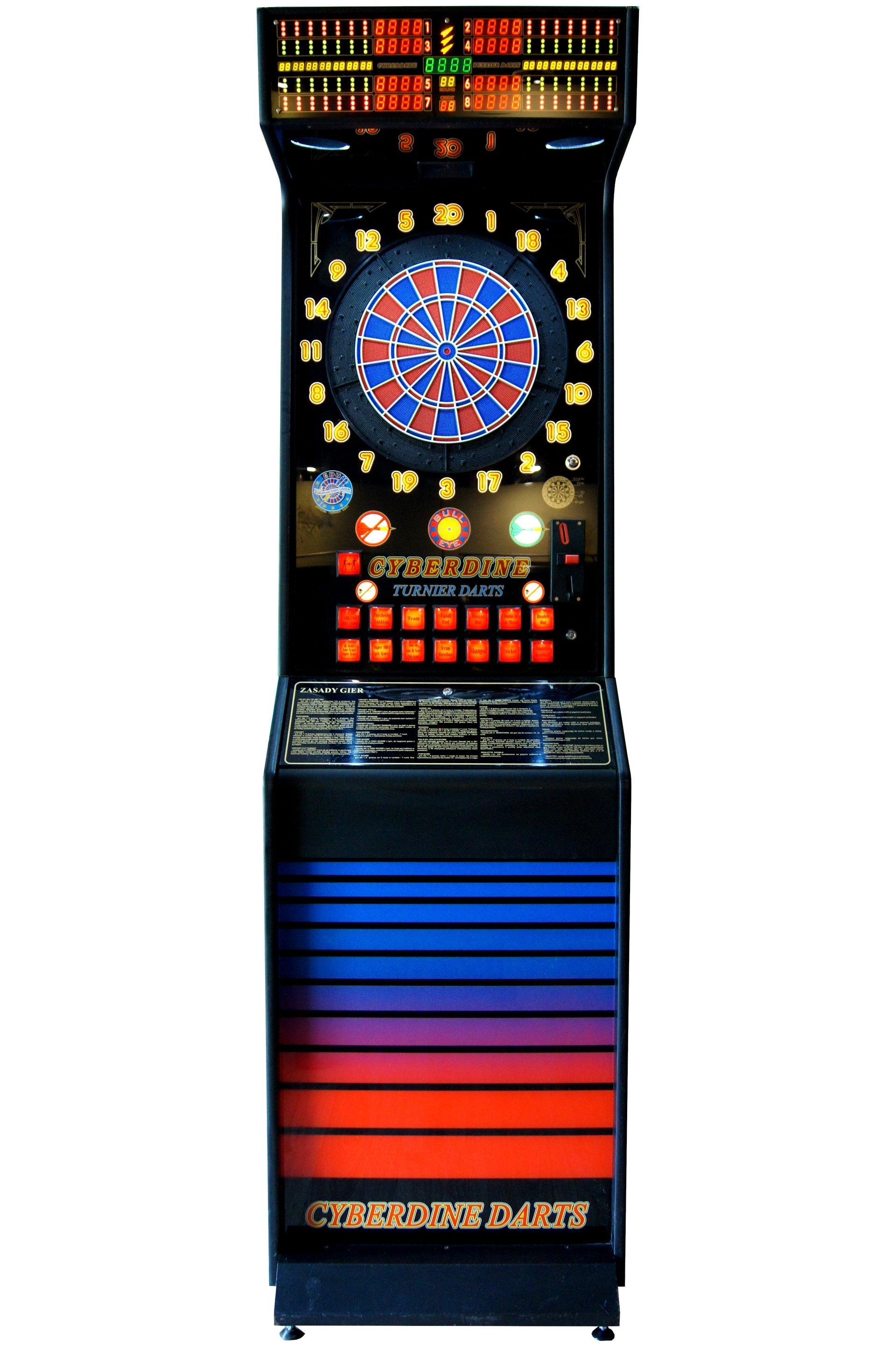 Cyberdine Dartautomat Turnier Standgerät Mit Vielfältigen Spielen Und Moderner Technik Für Bis Zu 8 Spieler