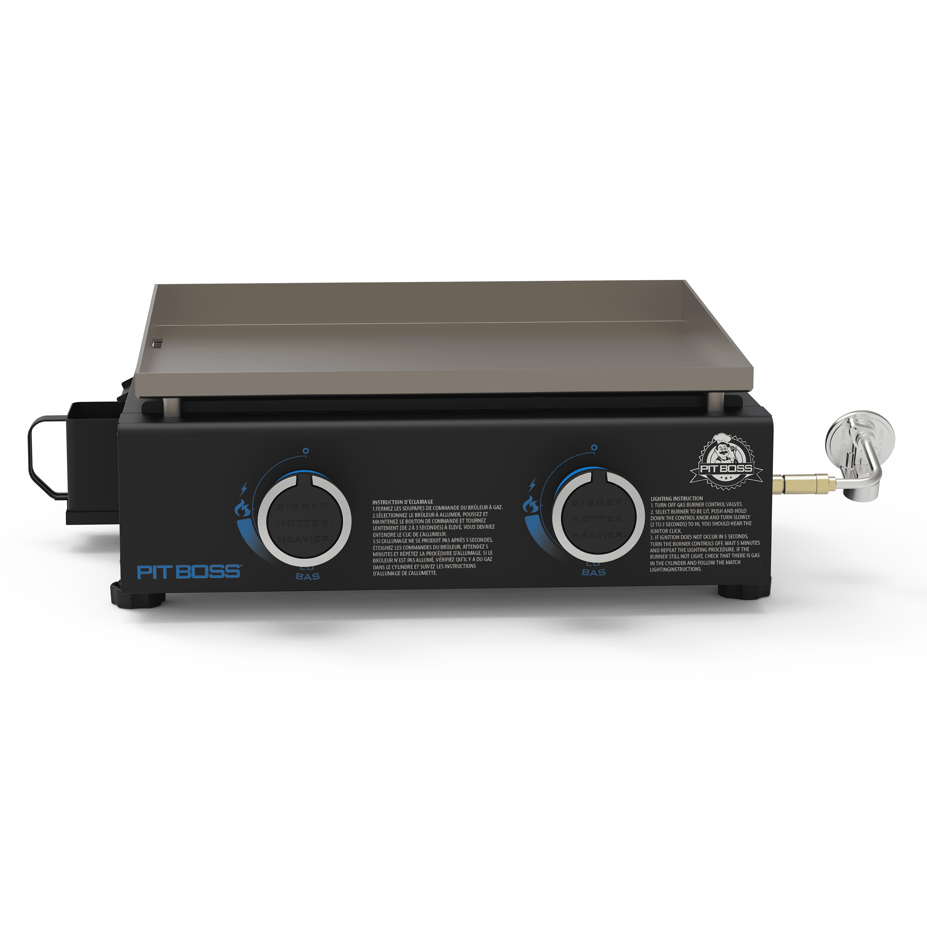 Pit Boss 2-Burner Tabletop Propane Gas Griddle with Cover