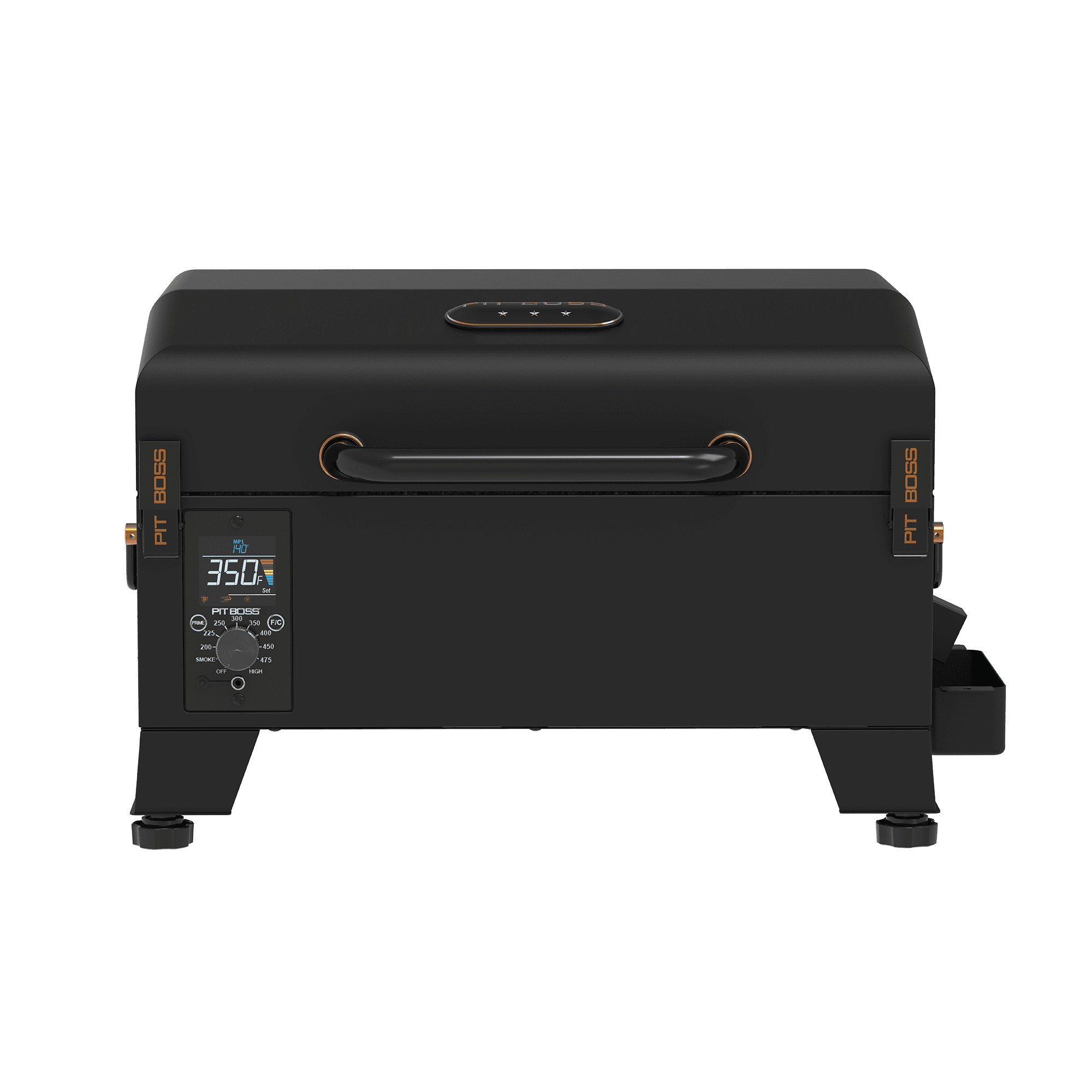 Pit Boss Tabletop Pellet Smoker, 250 Square Inch Wood Fired Pellet Grill, Onyx Series