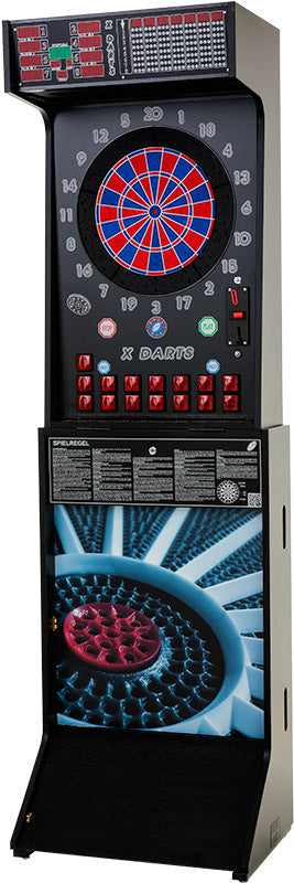 X Darts Dartautomat Standgerät Mit Über 300 Spielen Und Bis Zu 8 Spielern LED-Technologie